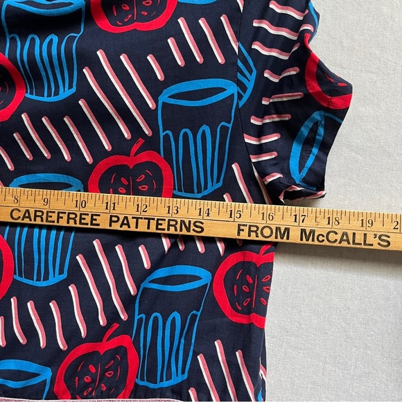 NWT Catimini printed Kids Cotton Dress Sz 12 - Picture 10 of 11